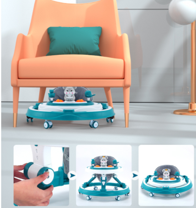 Premergator, Bubu-Still®, 3 in 1, roti din silicon, muzical, Cu control parental, +6 luni [5]