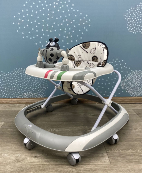 Premergator, Bubu-Still®, 3 in 1, roti din silicon, muzical, cu control parental, +6 luni, Gandecel, gri [2]