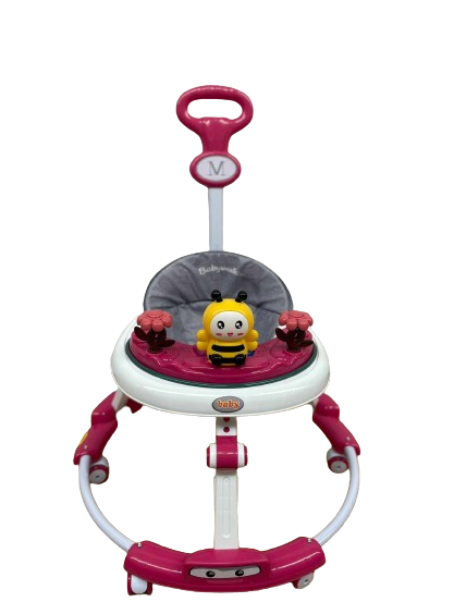 Premergator, Bubu-Still®, 3 in 1, roti din silicon, muzical, cu control parental, +6 luni, Albinuta harnicuta [1]