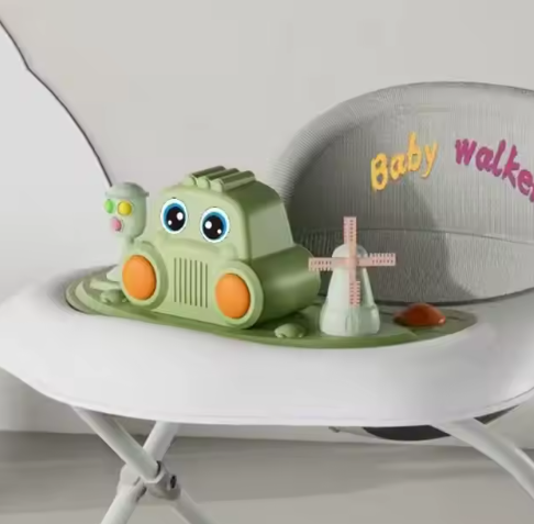 Premergator cu jucarii, Muzical, Cadru bazal antirasturnare, 6 roti duble [2]