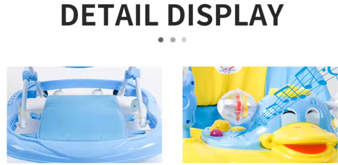 Premergator Muzical, Reglabil, Cu roti siliconate, Ratusca plimbareata [7]