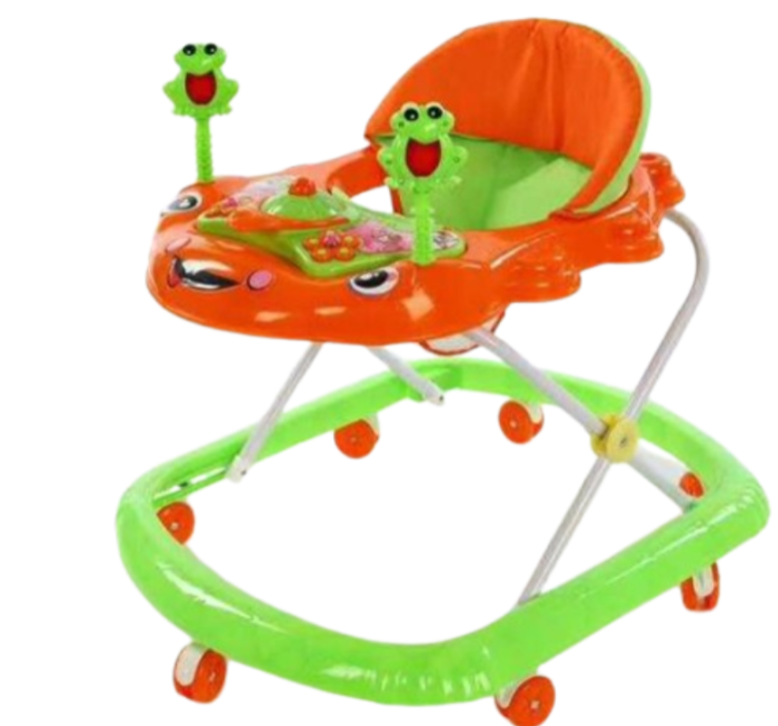 Premergator, reglabil, cu bara de jucarii si tablou muzical, Verde [1]