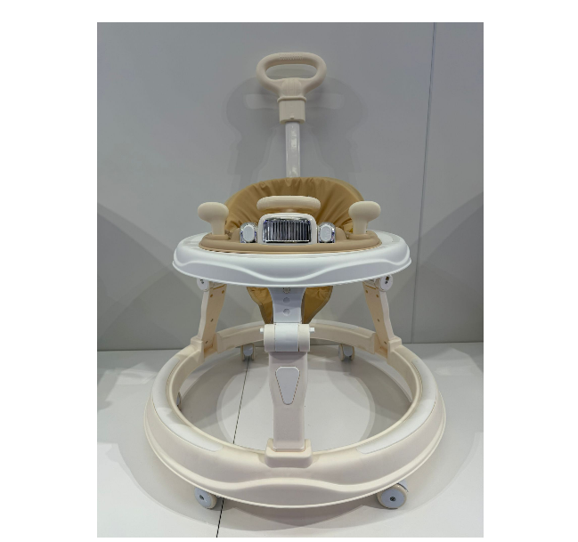 Premergator, roti silicon, 2 manere, pentru parinte si copil, cu salteluta de joaca, cu muzica si lumini [2]