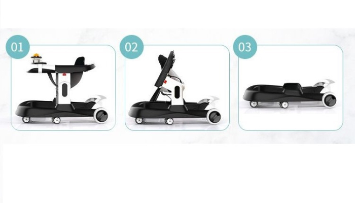 Premergator si Antemergator, 3 in 1,functie si de scaun de masa, reglabil pe inaltime, cu roti de silicon,muzical [3]