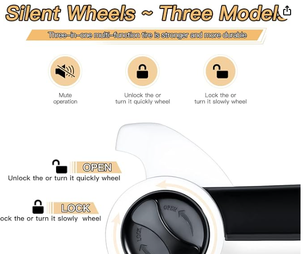 Premergator si Antemergator, 3 in 1,functie si de scaun de masa, reglabil pe inaltime, cu roti de silicon,muzical [11]