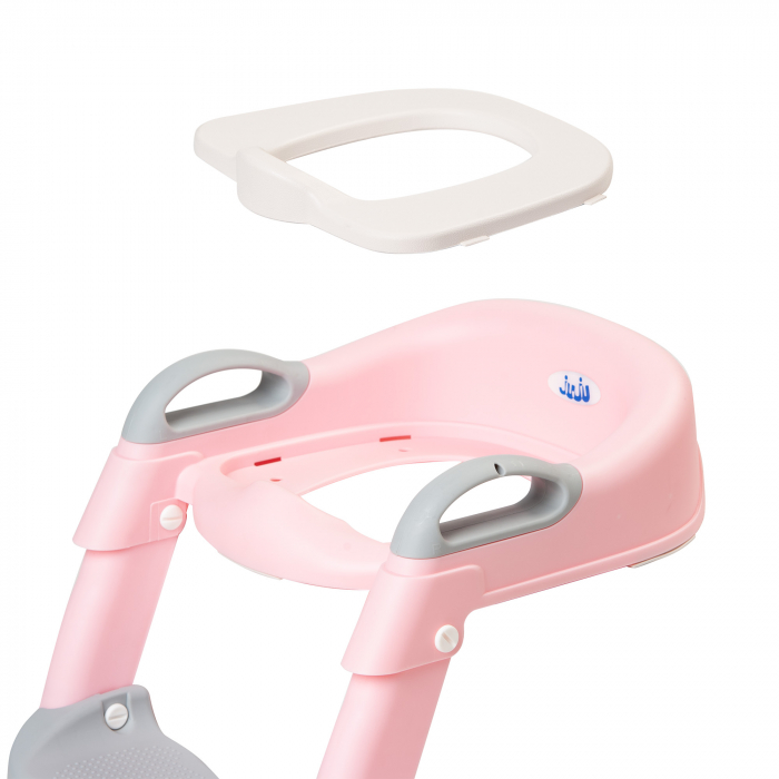 Reductor toaleta copii Juju SoloSteps, Roz [2]