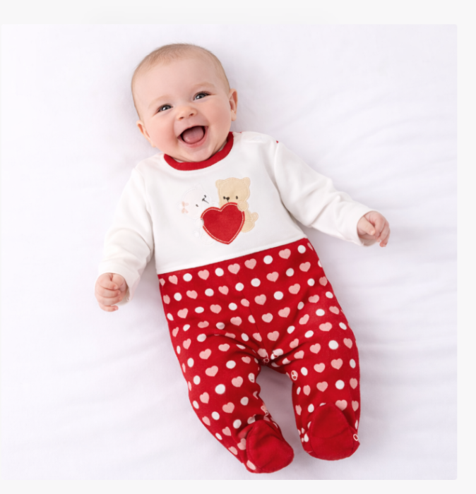 Salopeta cu bentita, inimioara Alb cu Rosu [2]