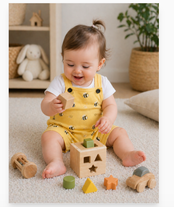 Salopeta cu bluza, de vara, albinute [2]