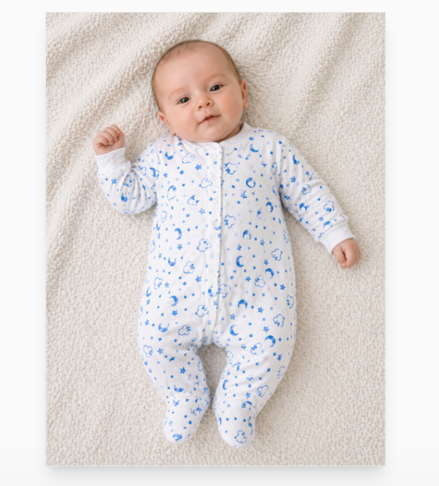 Salopeta cu maneca lunga si botosei, 1 luna [2]