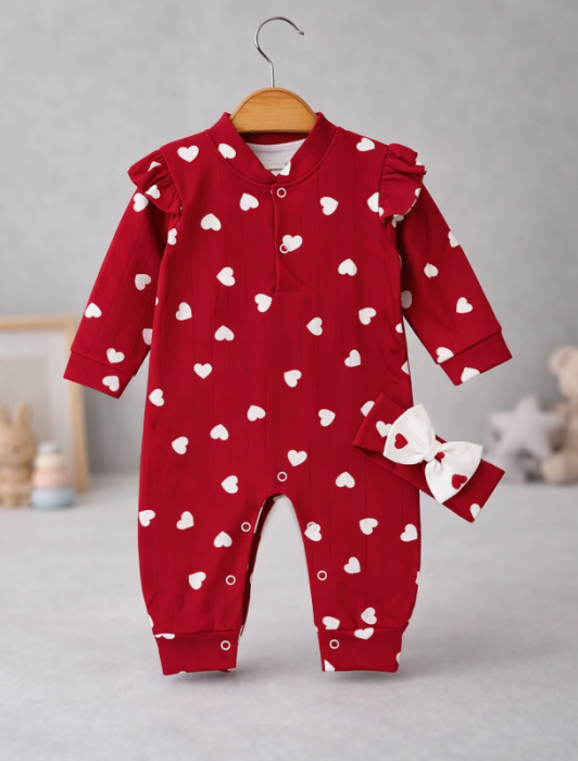 Salopeta rosie cu bentita [2]