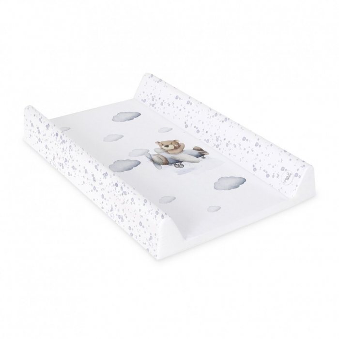 Saltea de Infasat Ceba Baby Ultra Light 1.2kg, 50x70cm, cu Intaritura, Grosime 3cm, Sistem Siguranta si Anti-Alunecare, Ursul Zburator [2]