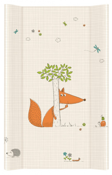 Saltea de Infasat COMFORT 50x70cm, cu Intaritura, Grosime 3cm, Sistem Anti-Alunecare, vulpe [2]