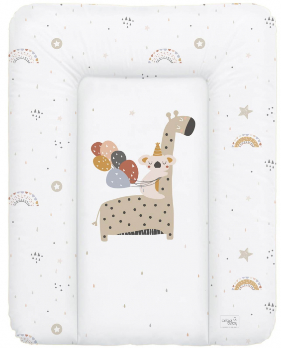 Saltea de Infasat Moale, 50x70cm, Suprafata Aderenta, Ceba Baby, Girafa [1]