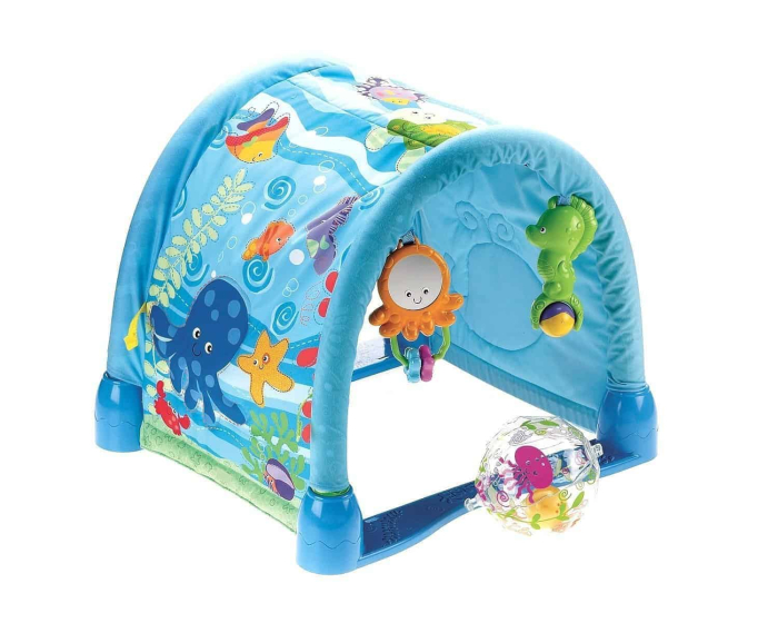 Saltea de joaca bebe , 3 in 1,Model ocean [3]