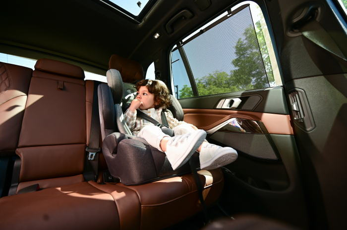 Scaun auto, Andromeda, I-Size, Isofix, 76-150 cm, Cameo Rose Stars [4]