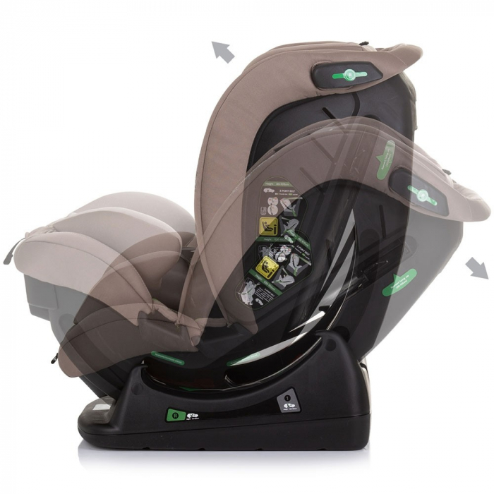 Scaun auto Chipolino Aviato I-Size 40-150 cm macadamia [5]