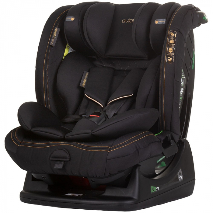 Scaun auto Chipolino Aviato I-Size 40-150 cm obsidian [1]