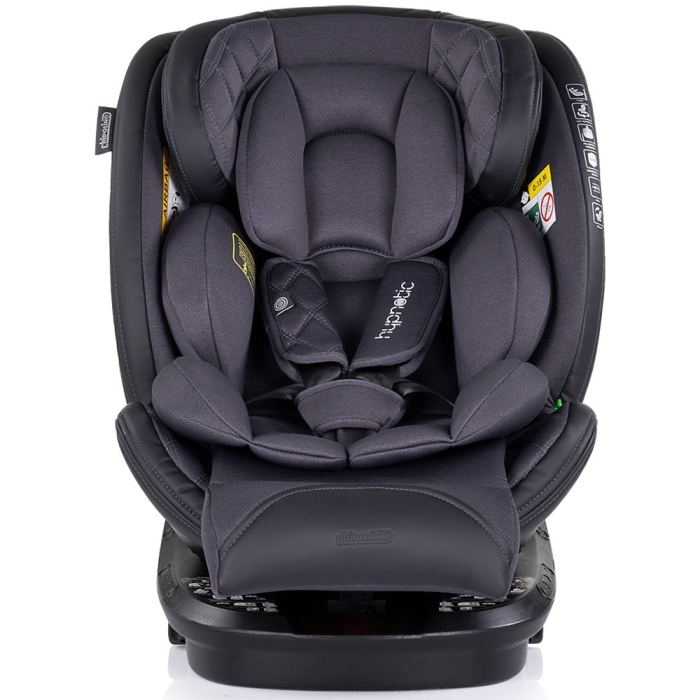 Scaun auto Chipolino Hypnotic I-Size 40-150 cm cu sistem Isofix si sezut rotativ anthracite [2]