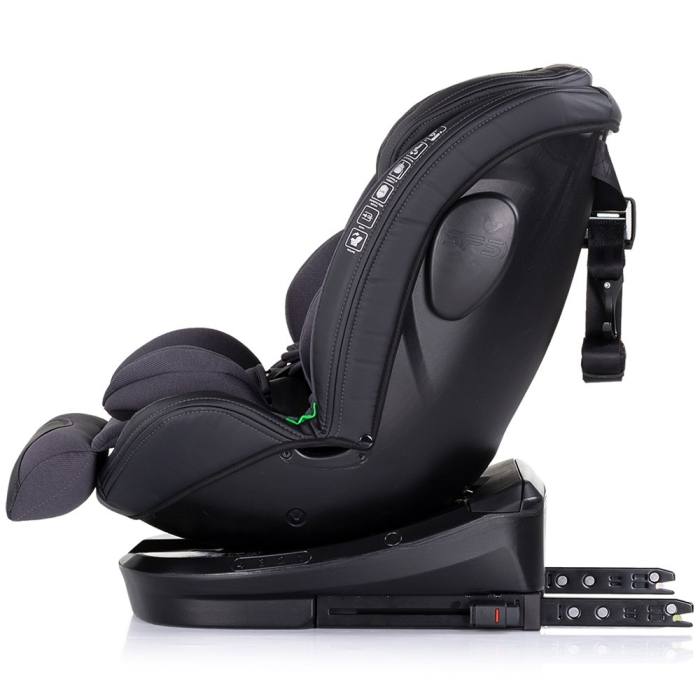 Scaun auto Chipolino Hypnotic I-Size 40-150 cm cu sistem Isofix si sezut rotativ anthracite [4]
