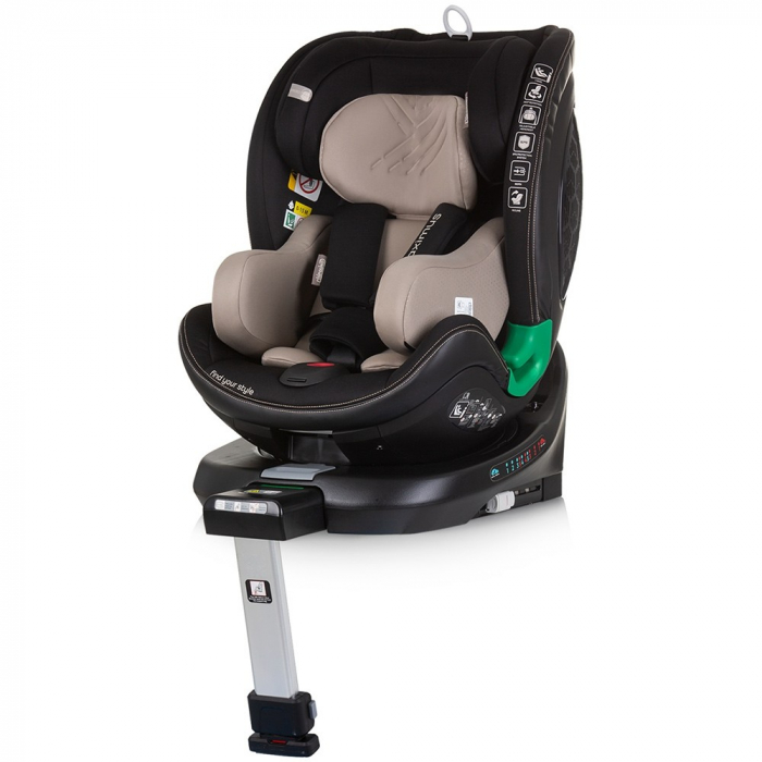 Scaun auto Chipolino Maximus I-Size 40-150 cm macadamia cu sistem Isofix [2]