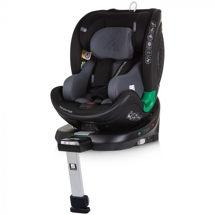 Scaun auto Chipolino Maximus I-Size 40-150 cm obsidian cu sistem Isofix [2]