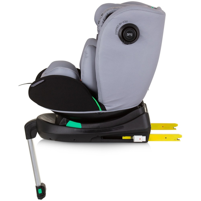 Scaun auto Chipolino Olympus I-Size 40-150 cm ash grey cu sistem Isofix [4]
