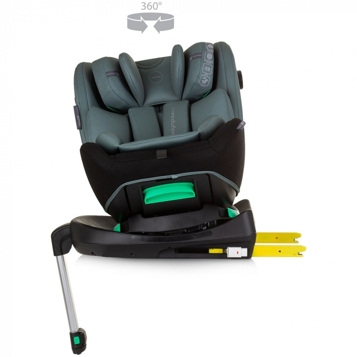 Scaun auto Chipolino Olympus I-Size 40-150 cm pastel green cu sistem Isofix [6]