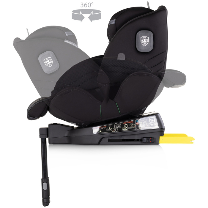 Scaun auto Chipolino Premium I-Size 40-150 cm cu sistem Isofix blackberry [2]