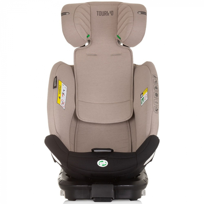 Scaun auto Chipolino Tourino I-Size 40-150 cm macadamia cu sistem Isofix [11]