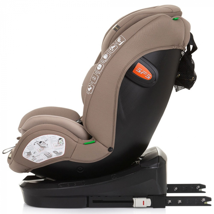 Scaun auto Chipolino Volare I-Size 40-150 cm macadamia cu sistem Isofix [4]