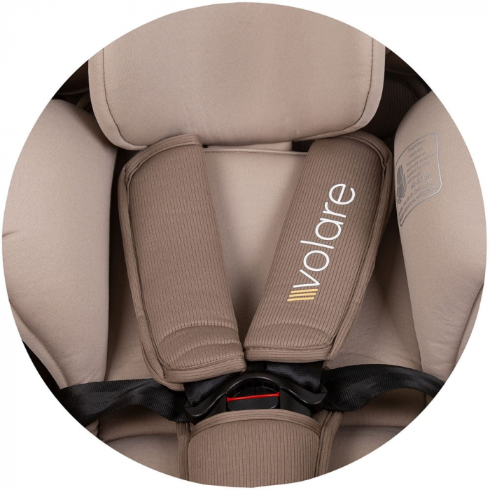 Scaun auto Chipolino Volare I-Size 40-150 cm macadamia cu sistem Isofix [17]