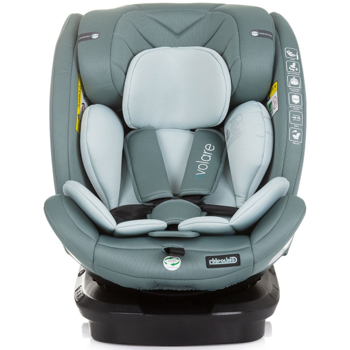 Scaun auto Chipolino Volare I-Size 40-150 cm pastel green cu sistem Isofix [4]
