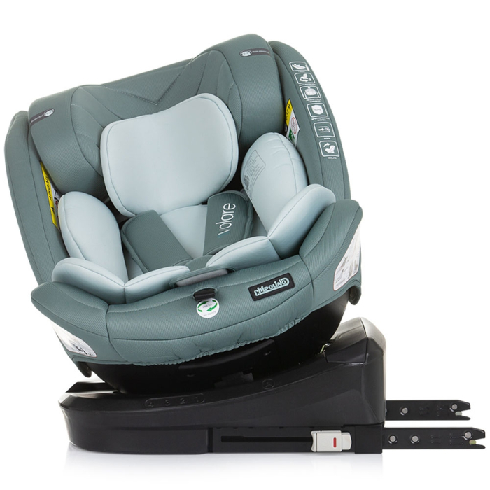 Scaun auto Chipolino Volare I-Size 40-150 cm pastel green cu sistem Isofix [5]