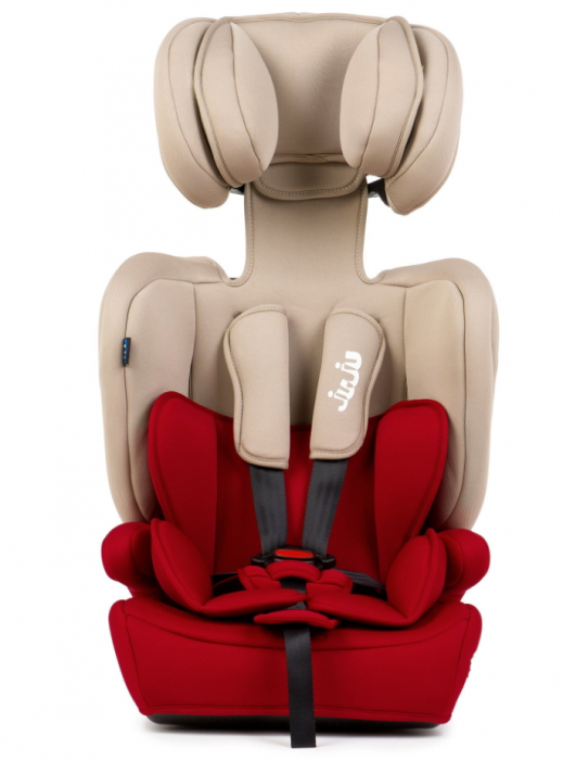 Scaun Auto Juju Safe Rider, Bej-Bordo [4]