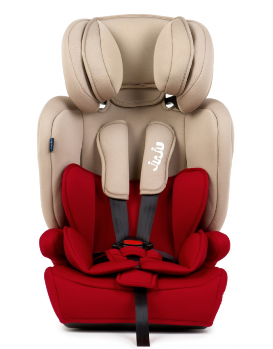 Scaun Auto Juju Safe Rider, Bej-Bordo [2]