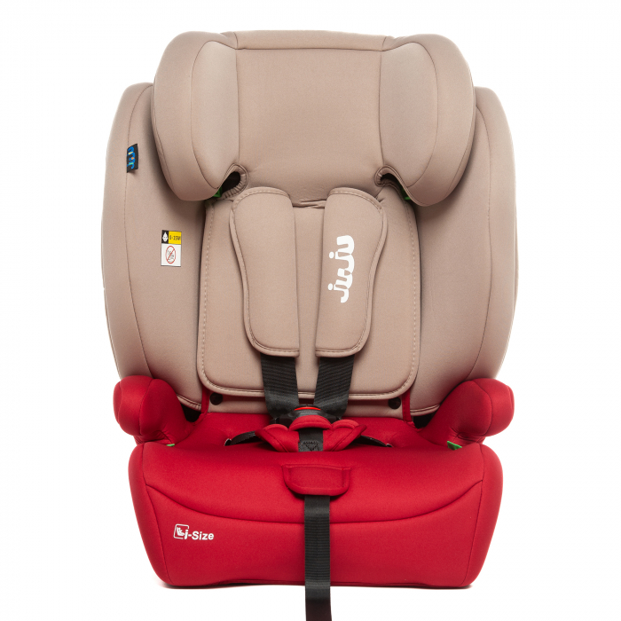Scaun Auto Juju Safe Rider i-Size, Bej-Bordo [4]