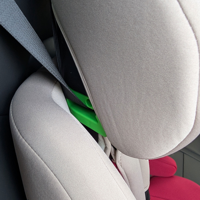 Scaun Auto Juju Safe Rider i-Size, Bej-Bordo [5]