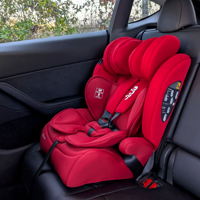 Scaun Auto Juju Safe Rider i-Size, Rosu-Bordo [2]