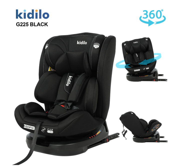 Scaun auto, Kidilo, Cu sezut rotativ 360 grade, Sistem isofix inclus [2]