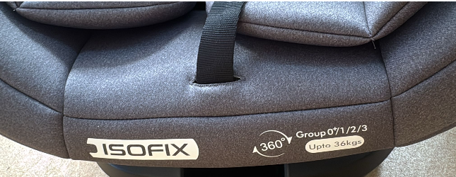 Scaun auto, Kidilo, Cu sezut rotativ 360 grade, Sistem isofix inclus [4]