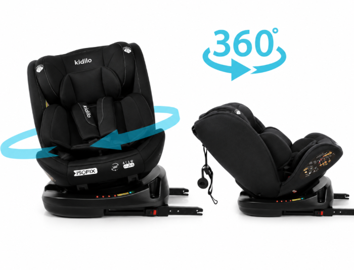 Scaun auto, Kidilo, Cu sezut rotativ 360 grade, Sistem isofix inclus [3]