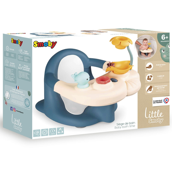 Scaun de baie Smoby Baby Bath Time albastru [4]
