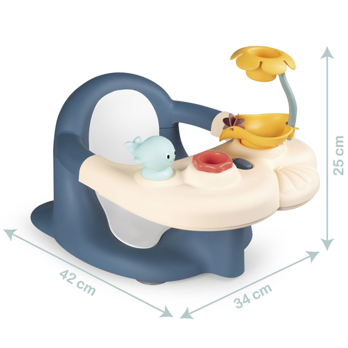 Scaun de baie Smoby Baby Bath Time albastru [2]