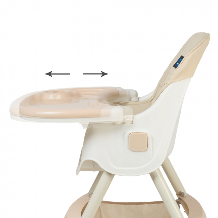Scaun de masa 2 in 1 Juju Eat&Smile, Beige [3]