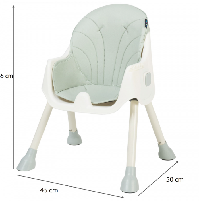 Scaun de masa 2 in 1 Juju Eat&Smile, Mint [8]