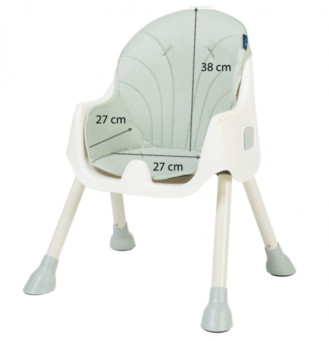 Scaun de masa 2 in 1 Juju Eat&Smile, Mint [9]