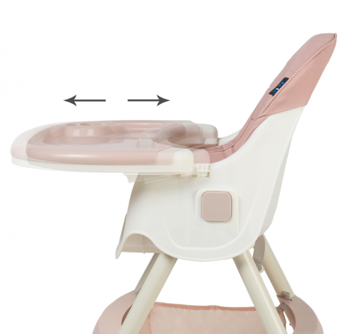 Scaun de masa 2 in 1 Juju Eat&Smile, Pink [5]
