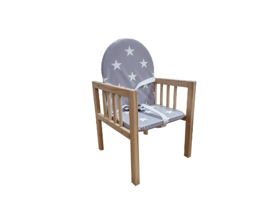 Scaun de masa multifunctional cu tavita din lemn MyKids Wiktoria Stars [5]