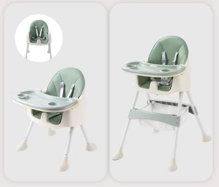 Scaun de Masa 2 in1 Bubu-Still®, 6-36 Luni, Multifunctional ,Tavita si Husa Detasabile si Lavabile, Centura de Siguranta 5 Puncte, Ajustabil pe Inaltime,  Picioare Antiderapante [6]