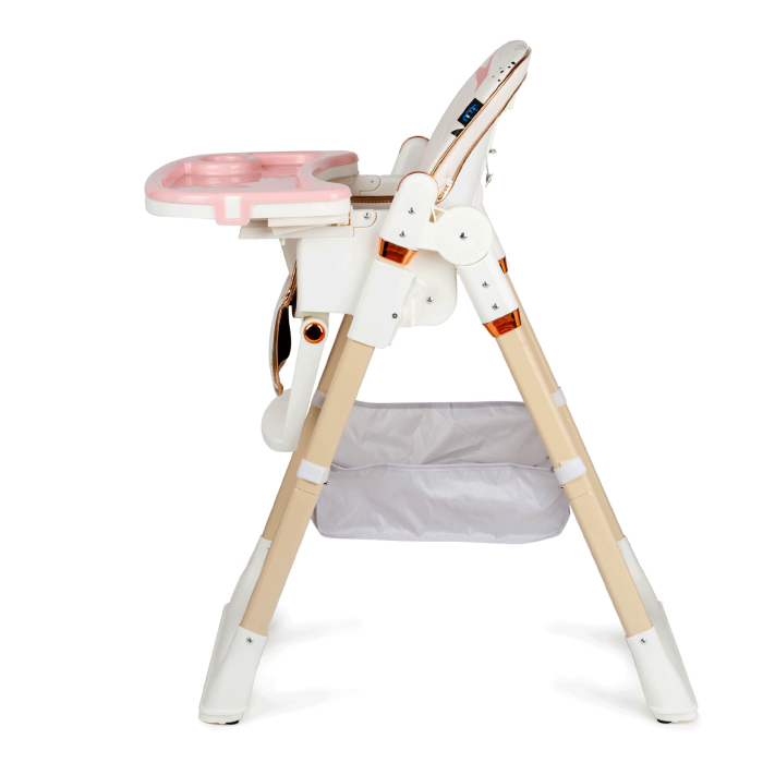 Scaun de masa Juju Eat&Fun, Pink Stars [4]